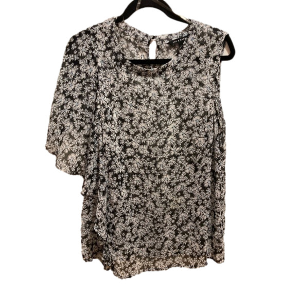 zac & Rachel patterned sheer blouse. - Picture 1 of 6